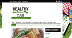 Desktop Screenshot of healthynaturallyclub.com