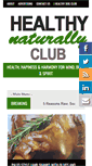 Mobile Screenshot of healthynaturallyclub.com