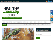 Tablet Screenshot of healthynaturallyclub.com